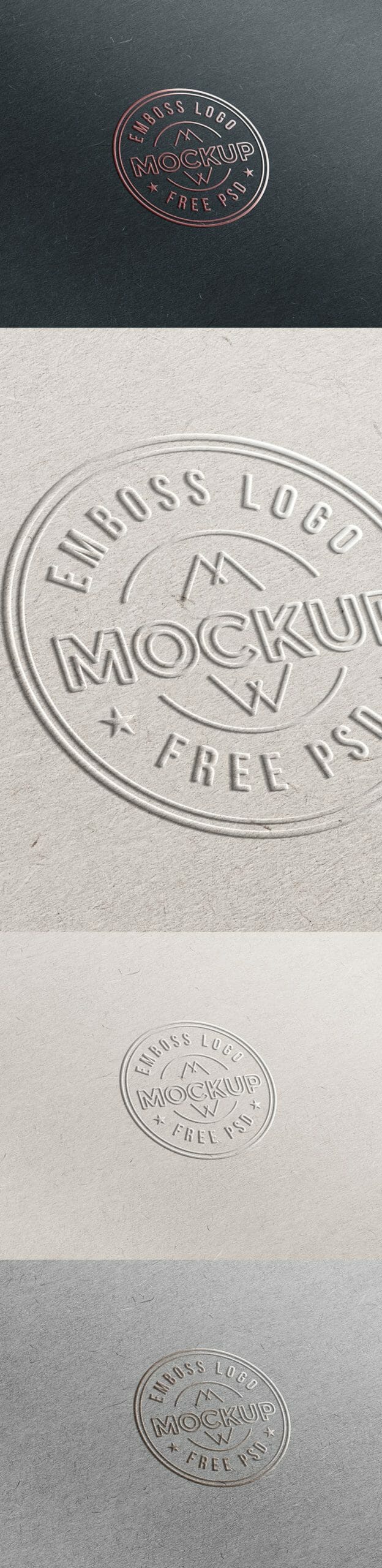 Download Embossed Paper Logo Mockup | Awesome Mockups