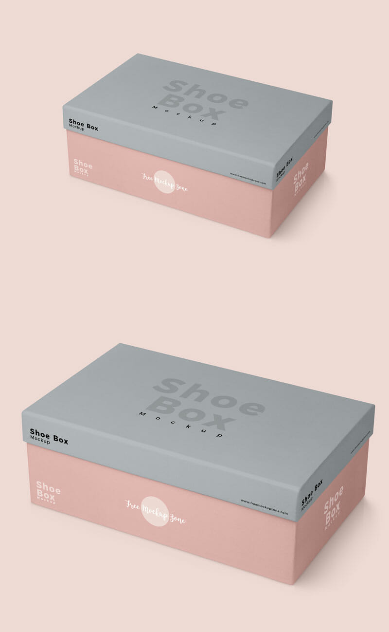 Download Shoe Box Mockup For Shoe Box Packaging Designs | Awesome ...